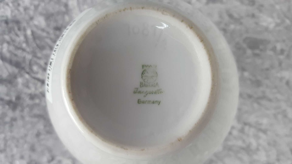 [45816872] Vase Blumenvase Golddekor 18 cm Jaeger & Co gebraucht - gut Bild 5