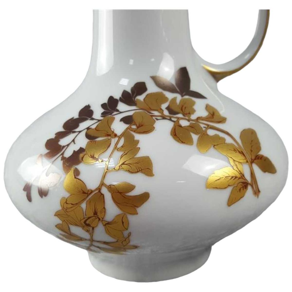 [45816873] Blumenvase Henkelvase Golddekor 18 cm Jaeger & Co gebraucht - sehr gut Bild 2