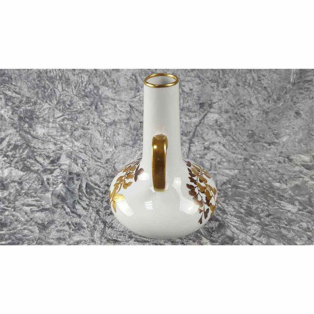 [45816873] Blumenvase Henkelvase Golddekor 18 cm Jaeger & Co gebraucht - sehr gut Bild 5