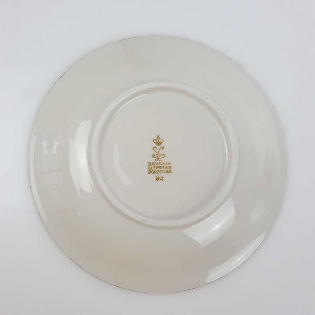 [458168731] Sammelgedeck Golddekor Bavaria 3tlg Schaller gebraucht - gut Bild 6