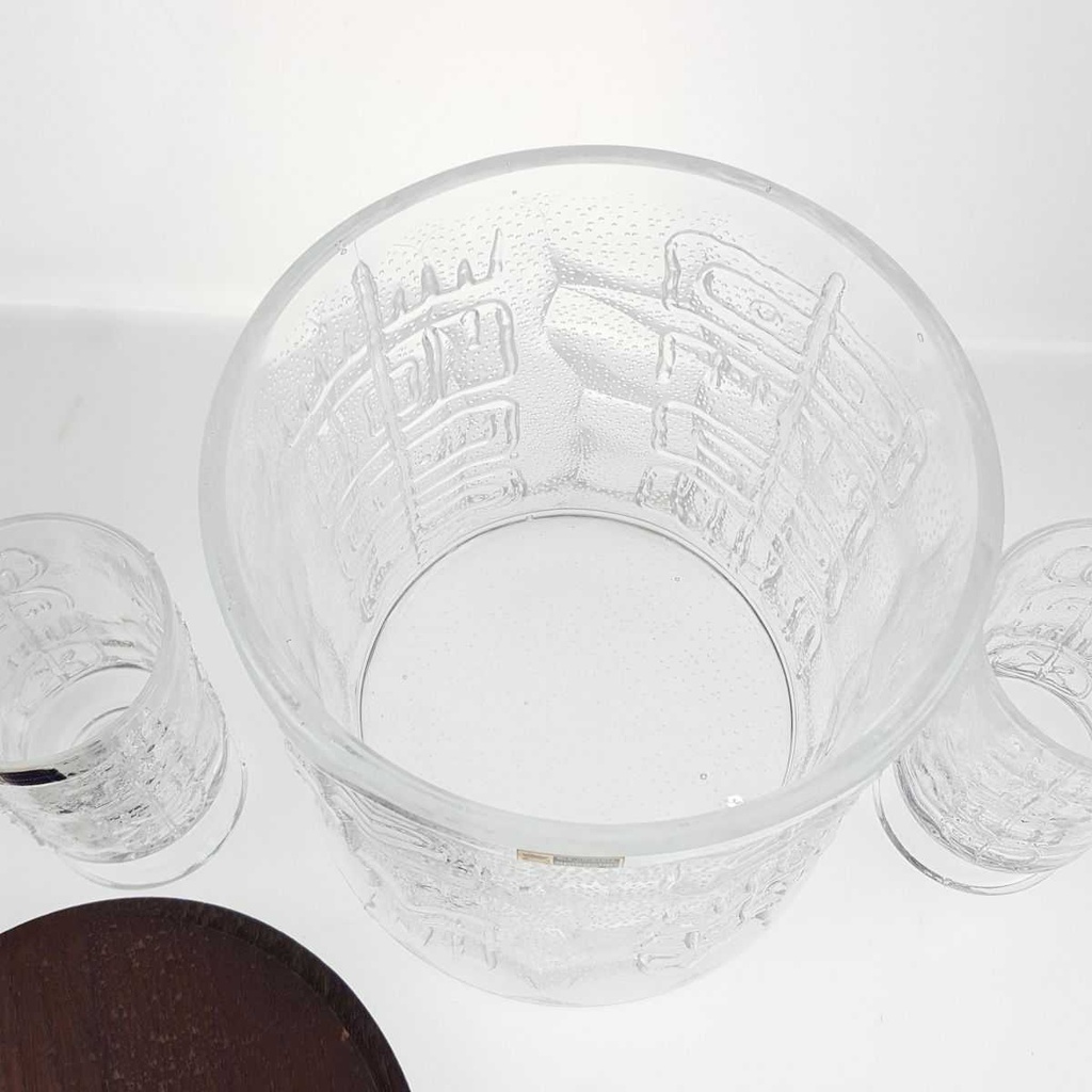 [458168735] Bowle mit 3 Bechern 5tlg 22,4 cm Spiegelau gebraucht - gut Bild 4