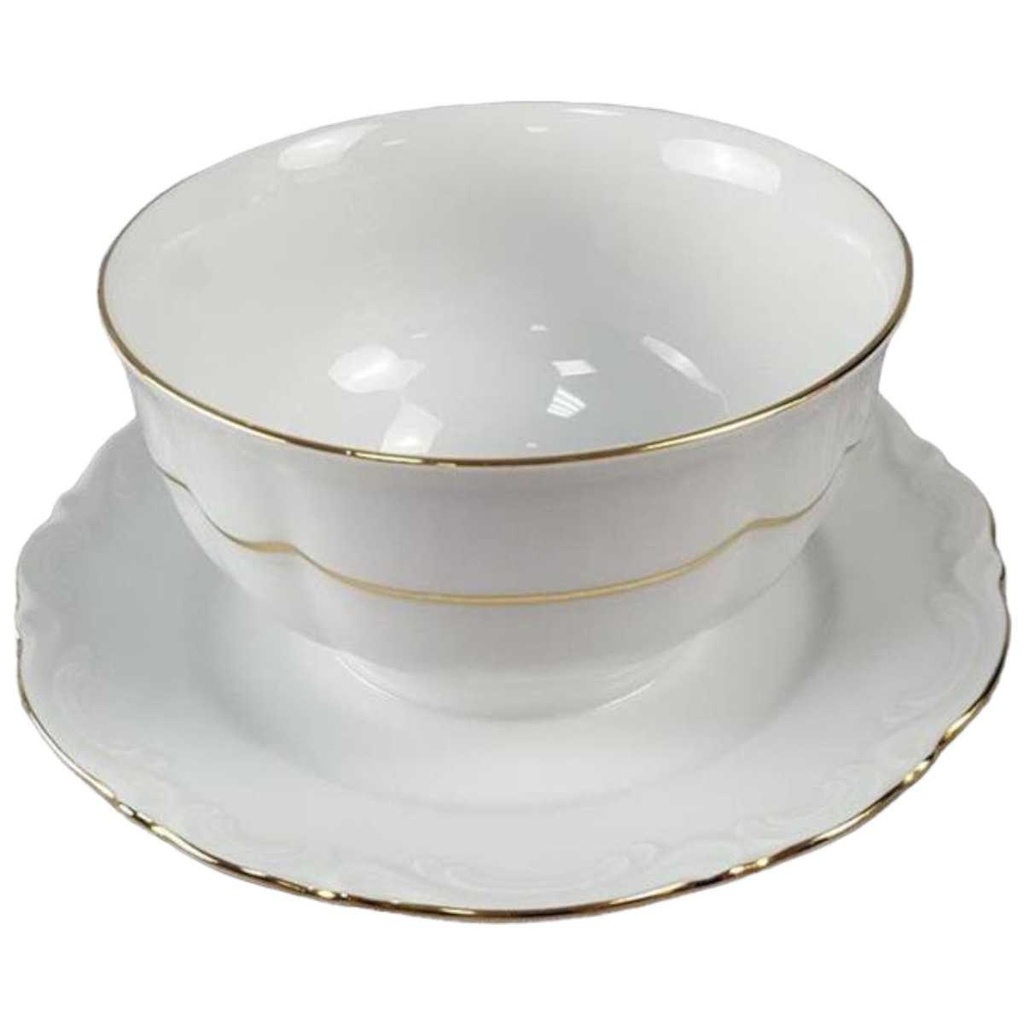 [45816875] Sauciere Goldrand Mitterteich Weiß gebraucht - sehr gut Bild 2