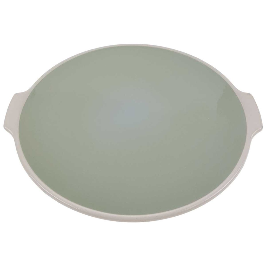 [458168759] Kuchenplatte mit Henkeln Villeroy & Boch Mettlach Saar Grün gebraucht - akzeptabel Bild 2