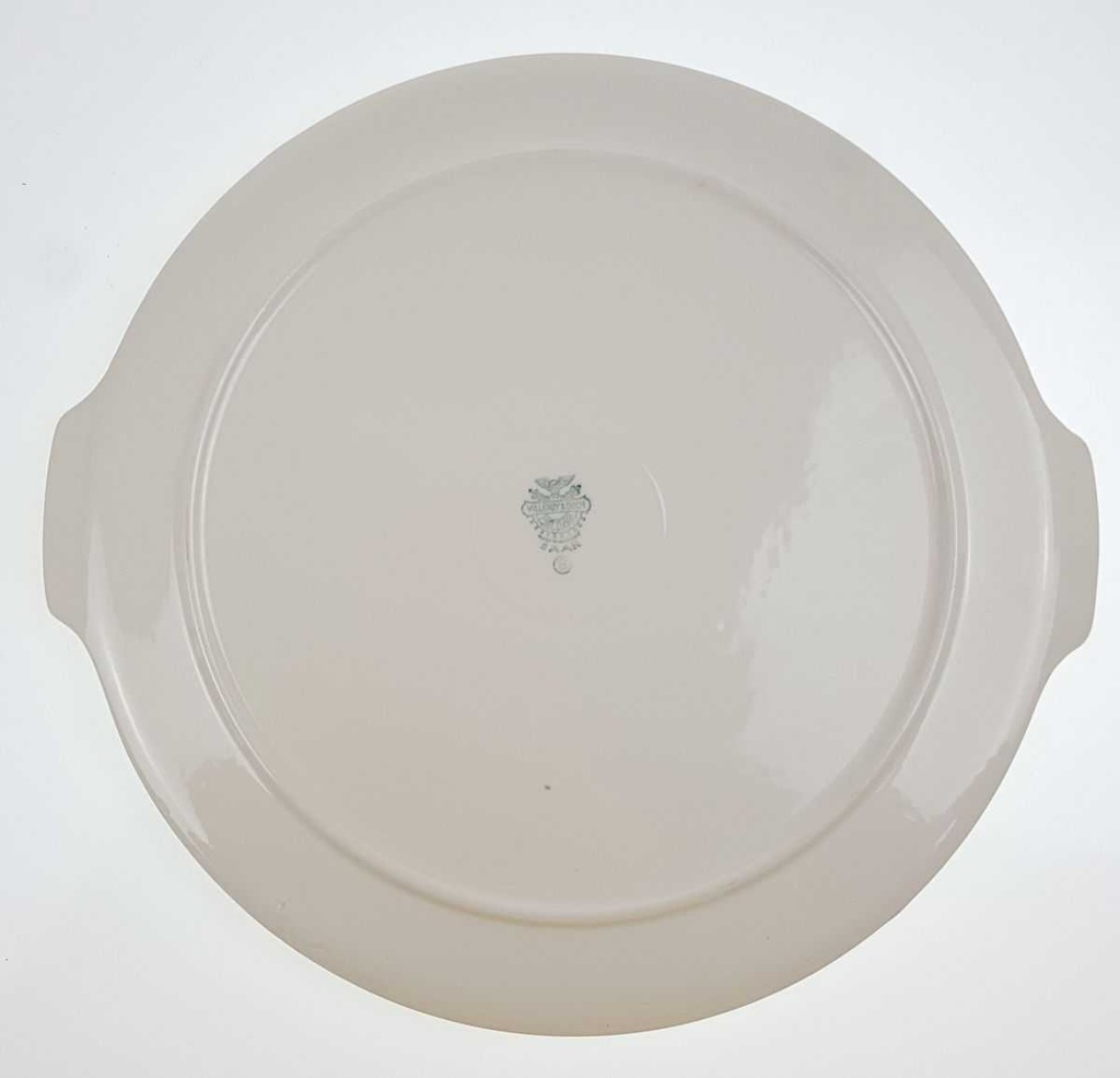 [458168759] Kuchenplatte mit Henkeln Villeroy & Boch Mettlach Saar Grün gebraucht - akzeptabel Bild 4