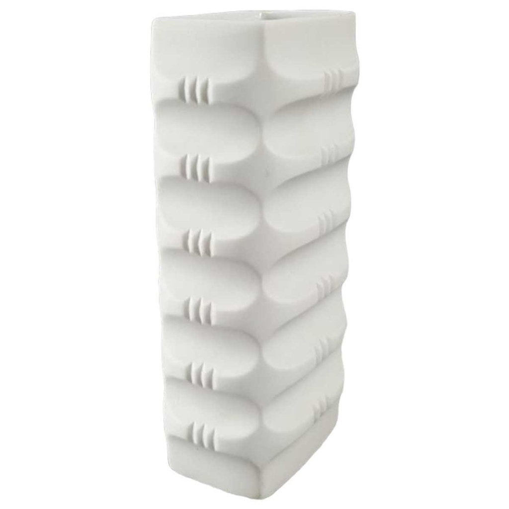 [45816876] Vase 16,5 cm Königl. pr. Tettau Weiß gebraucht - akzeptabel Bild 2