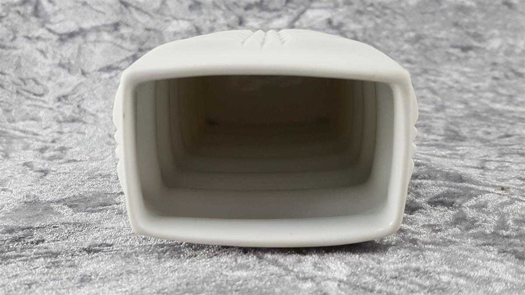 [45816876] Vase 16,5 cm Königl. pr. Tettau Weiß gebraucht - akzeptabel Bild 4
