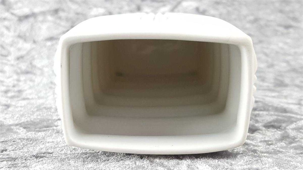 [45816876] Vase 16,5 cm Königl. pr. Tettau Weiß gebraucht - akzeptabel Bild 5