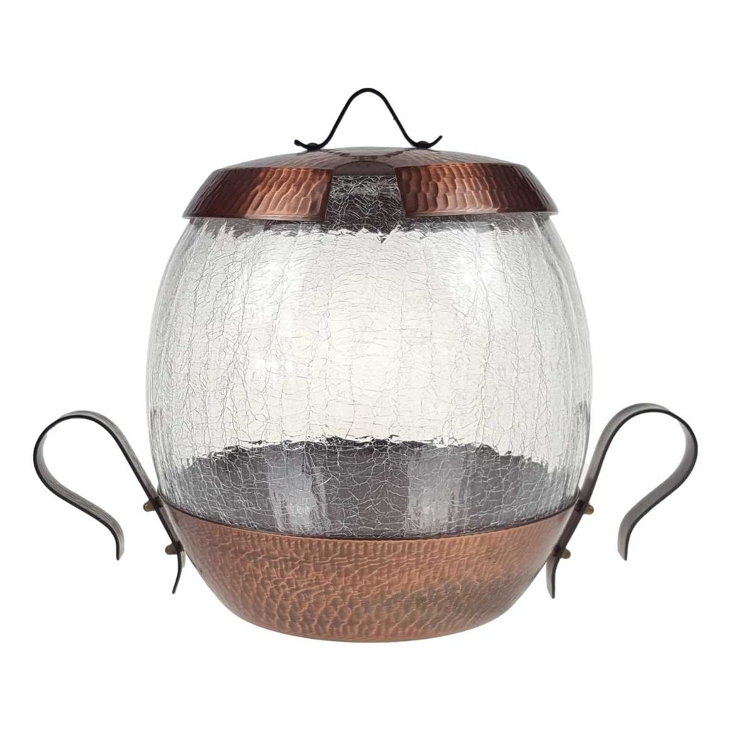 [458168762] Bowle 7tlg 5,5 L Craquele Glas gebraucht - gut Bild 3