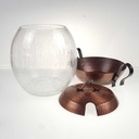 [458168762] Bowle 7tlg 5,5 L Craquele Glas gebraucht - gut Bild 6
