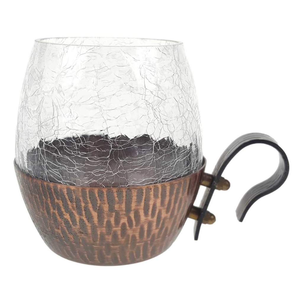 [458168762] Bowle 7tlg 5,5 L Craquele Glas gebraucht - gut Bild 7