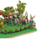 [458168764] Osterdeko Holz Hasen lose Eier Bild 5