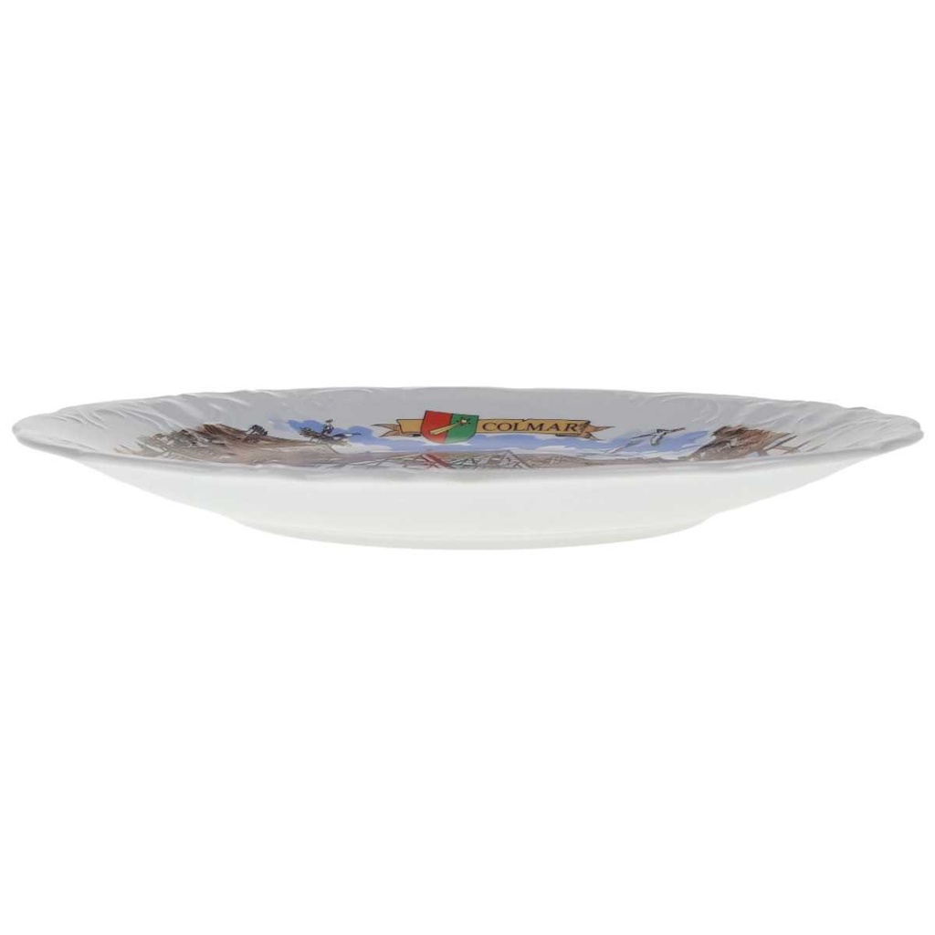 [458168768] Teller Handdekoriert 24 cm NEM France gebraucht - gut Bild 2