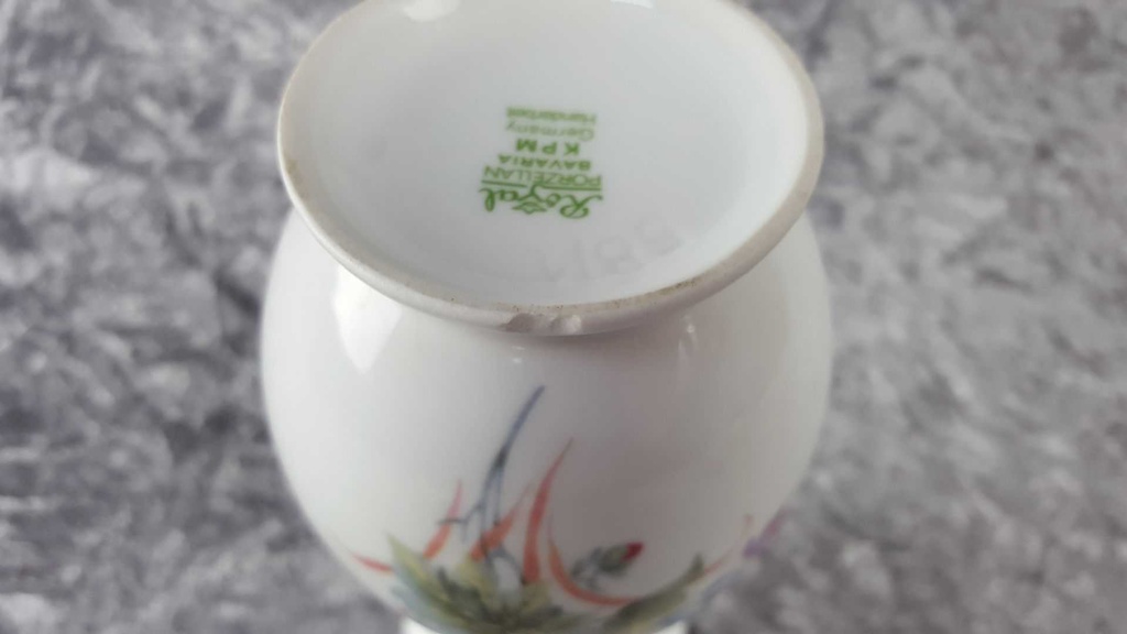 [45816878] Tischvase Blumenvase Goldrand 16,8 cm Royal KPM Bavaria gebraucht - akzeptabel Bild 6