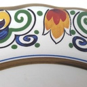 [458168844] Wandteller 22,8 cm Blumendekor Bunt gebraucht - gut Bild 4