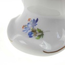 [458168881] Kerzenhalter für Stabkerzen Goldrand 13,7 cm Weimar Porzellan Blumendekor gebraucht - sehr gut Bild 7