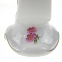[458168881] Kerzenhalter für Stabkerzen Goldrand 13,7 cm Weimar Porzellan Blumendekor gebraucht - sehr gut Bild 8