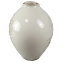 [45816889] Vase Blumenvase Goldrand 16 cm Schaller Elfenbein gebraucht - sehr gut Bild 2