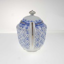 [458168911] Teekanne Goldrand 0,9 L Schaller Blaue Lilie Blumendekor Blumen gebraucht - gut Bild 4