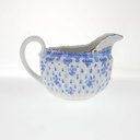 [458168913] Milchkännchen Goldrand 0,15 L Schaller Blaue Lilie Blumendekor Blumen gebraucht - gut Bild 3