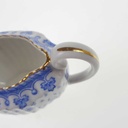 [458168913] Milchkännchen Goldrand 0,15 L Schaller Blaue Lilie Blumendekor Blumen gebraucht - gut Bild 4