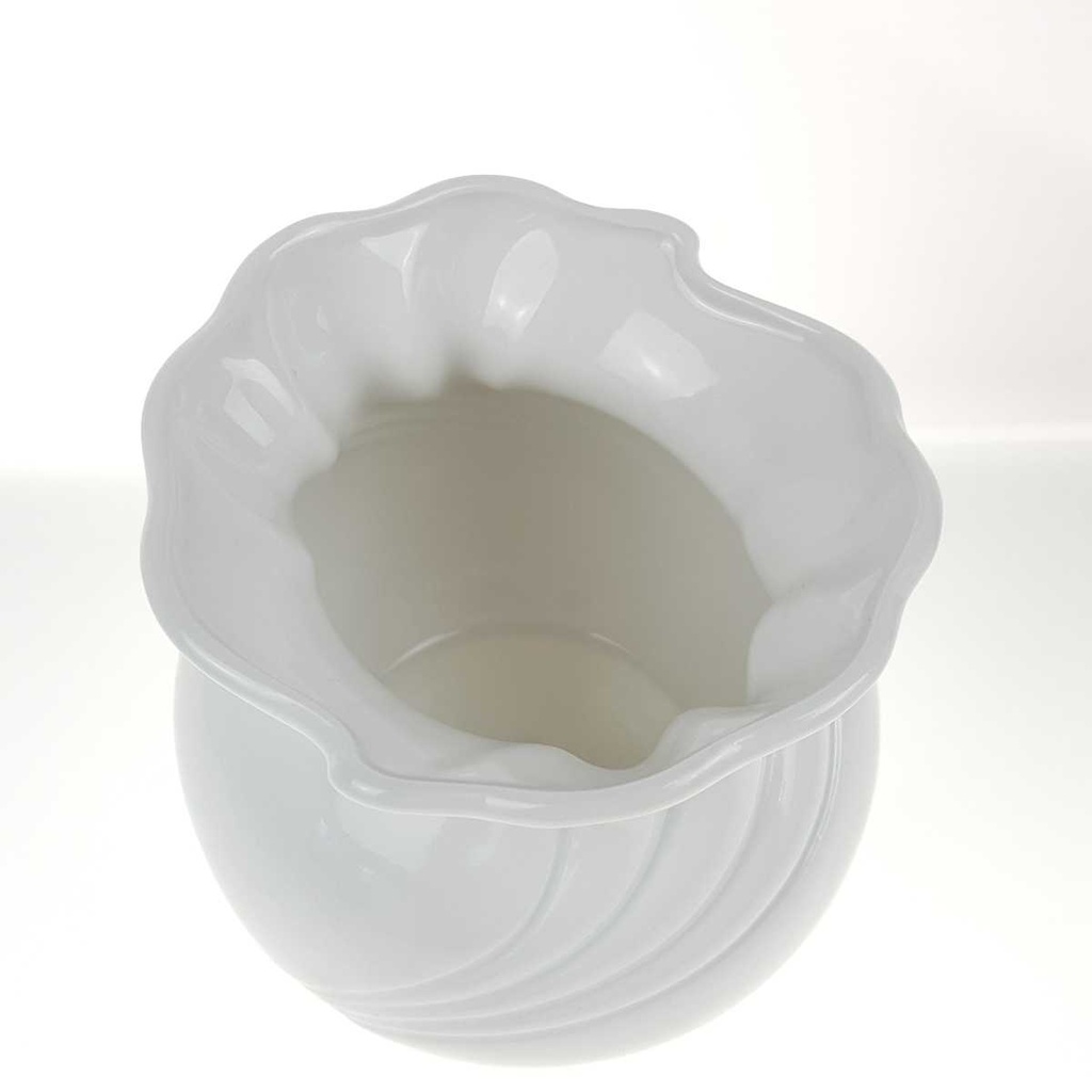 [458168915] Vase klein Bavaria 11 cm Royal KPM Relief weiß gebraucht - gut Bild 3