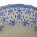 [458168916] Kuchenteller Dessertteller Goldrand Stempeln sind unterschiedlich 19,3 cm Schaller Blaue Lilie Blumendekor Blumen gebraucht - akzeptabel Bild 4