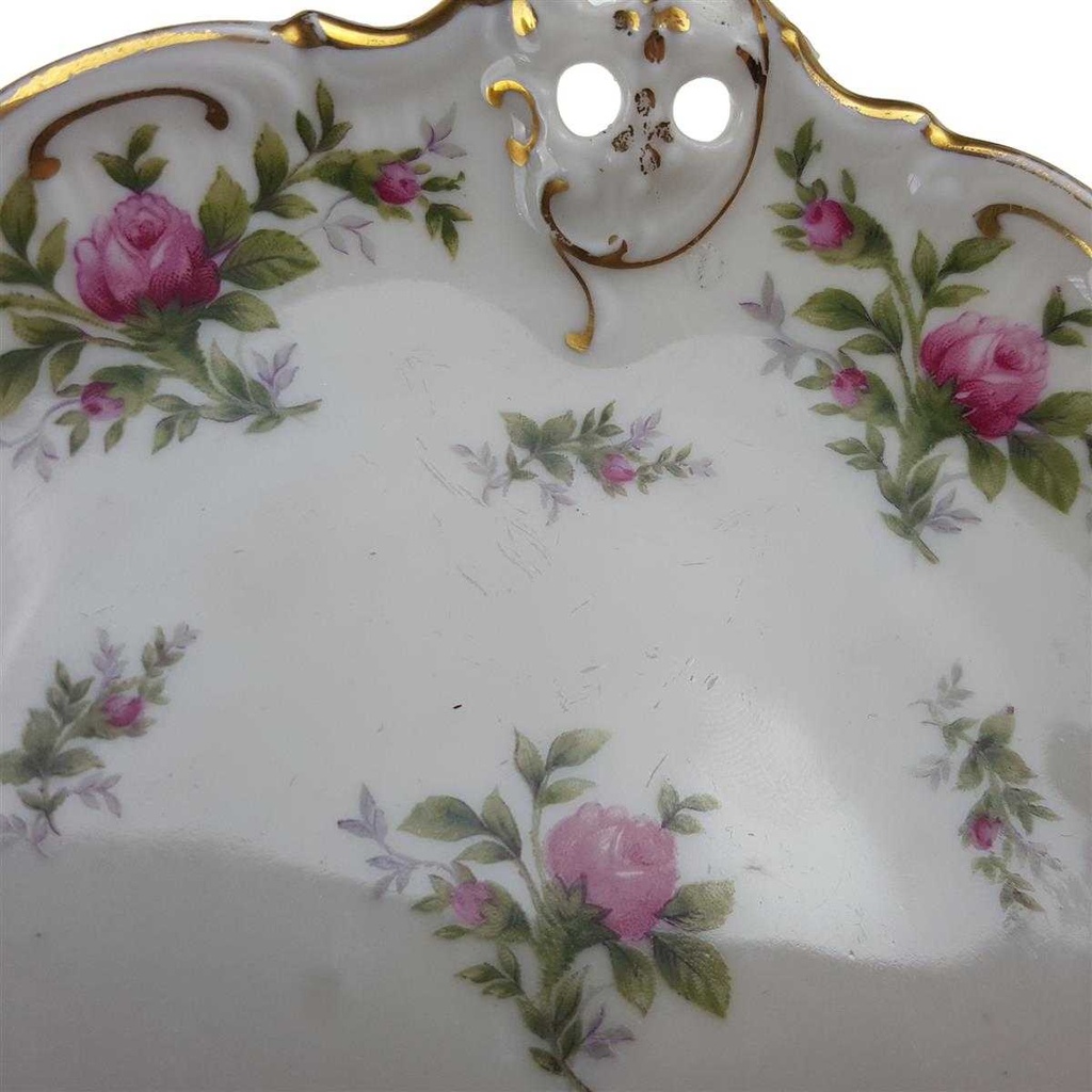 [458168918] Schale 12,7 cm Rosenthal Moliere Moosrose 2984 gebraucht - gut Bild 3