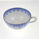 [458168919] Kaffeetasse Goldrand Stempeln sind unterschiedlich 0,2 L Schaller Blaue Lilie Blumendekor Blumen gebraucht - gut Bild 4