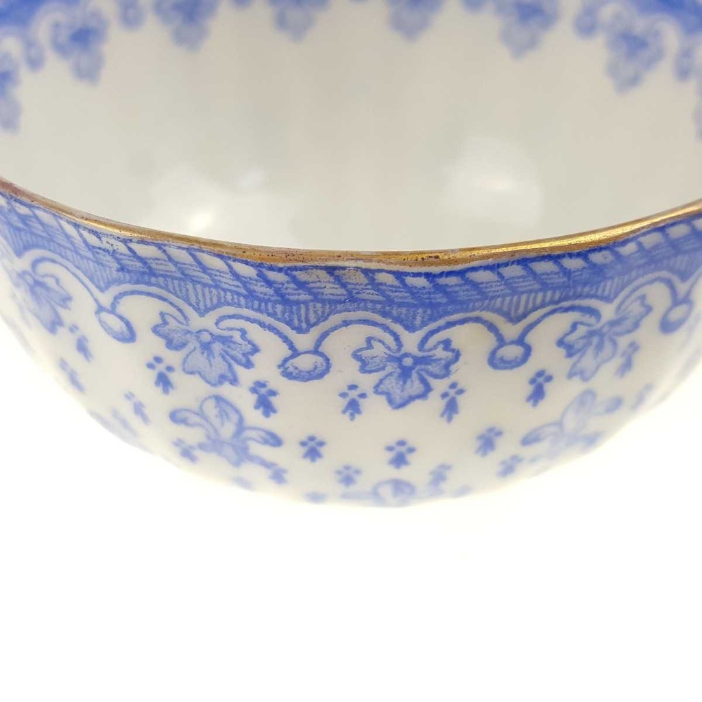 [458168919] Kaffeetasse Goldrand Stempeln sind unterschiedlich 0,2 L Schaller Blaue Lilie Blumendekor Blumen gebraucht - gut Bild 6