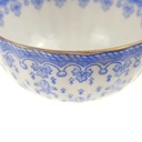 [458168919] Kaffeetasse Goldrand Stempeln sind unterschiedlich 0,2 L Schaller Blaue Lilie Blumendekor Blumen gebraucht - gut Bild 6