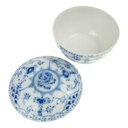 [458168940] Zuckerdose klein Royal Copenhagen Musselmalet Halbspitze gebraucht - sehr gut Bild 5