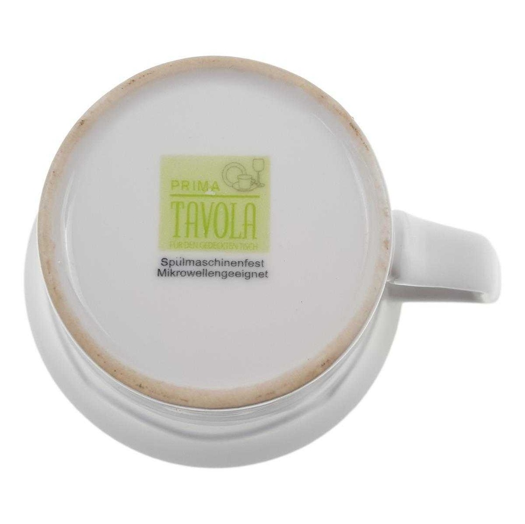 [458168943] Kaffeetasse 0,2 L Prima Tavola Cremeweiß Weiß gebraucht - gut Bild 4