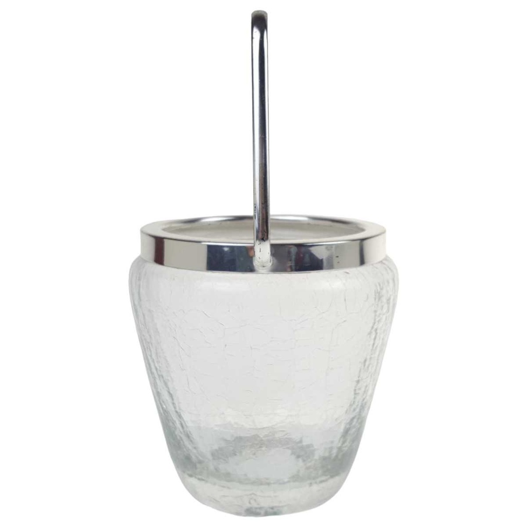 [458168946] Eiswürfelbehälter klein 0,5 L WMF Craquele Glas Transparent gebraucht - gut Bild 2
