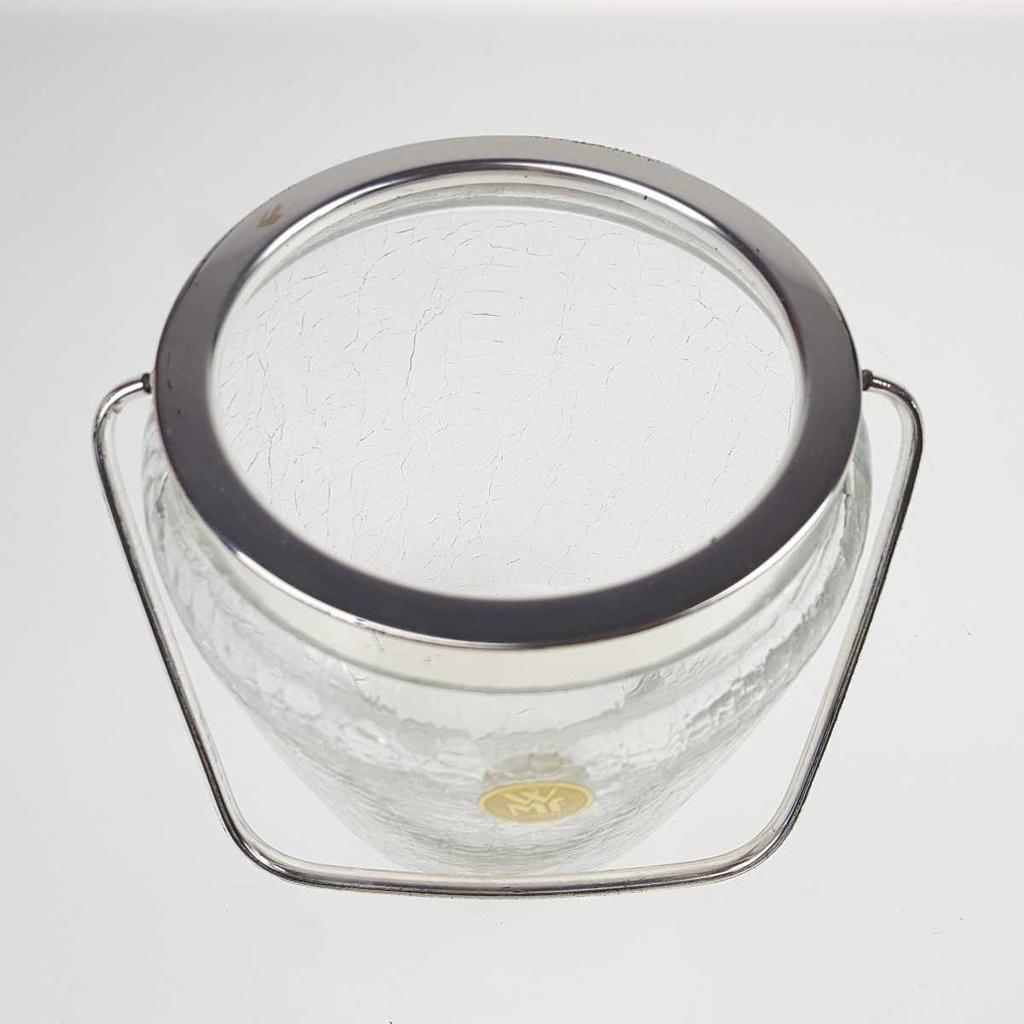 [458168946] Eiswürfelbehälter klein 0,5 L WMF Craquele Glas Transparent gebraucht - gut Bild 3