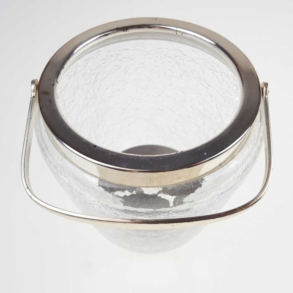 [458168947] Eiswürfelbehälter klein 0,5 L WMF Craquele Glas Transparent gebraucht - gut Bild 3