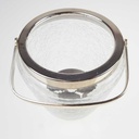 [458168947] Eiswürfelbehälter klein 0,5 L WMF Craquele Glas Transparent gebraucht - gut Bild 3