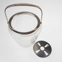 [458168947] Eiswürfelbehälter klein 0,5 L WMF Craquele Glas Transparent gebraucht - gut Bild 6
