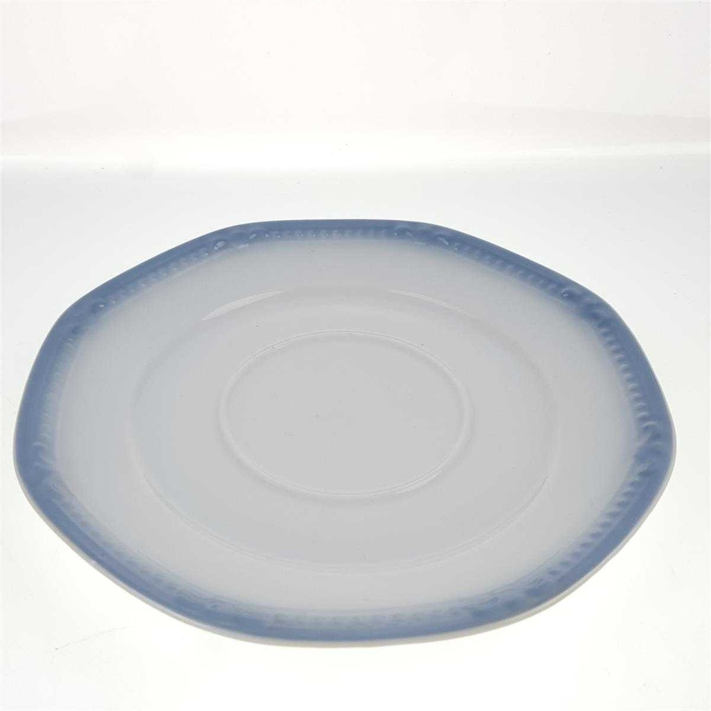 [458168948] Untertasse 17,4 cm Mitterteich Form 2040 Sissi Blau gebraucht - sehr gut Bild 3