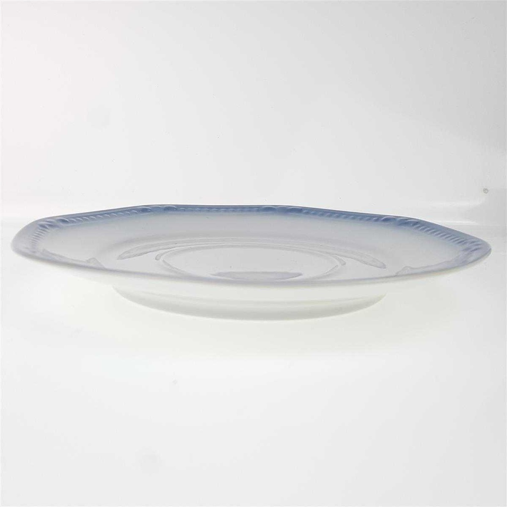 [458168948] Untertasse 17,4 cm Mitterteich Form 2040 Sissi Blau gebraucht - sehr gut Bild 4