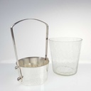 [458168949] Eiswürfelbehälter klein 0,5 L Craquele Glas Transparent gebraucht - akzeptabel Bild 3