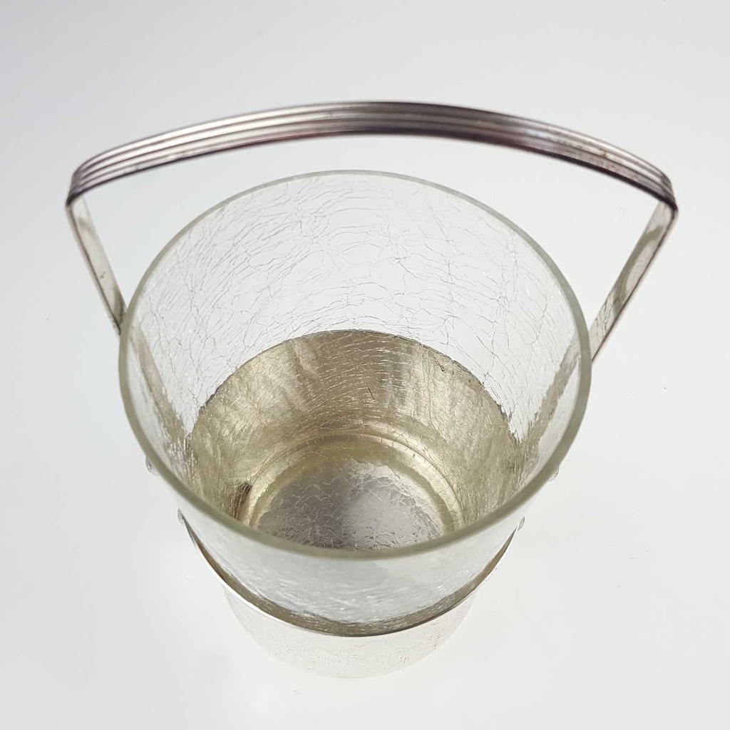 [458168949] Eiswürfelbehälter klein 0,5 L Craquele Glas Transparent gebraucht - akzeptabel Bild 8