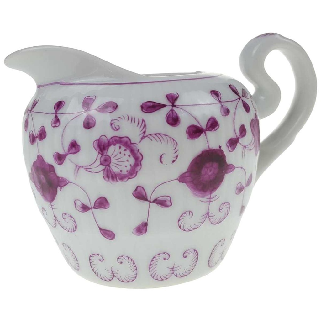 [458168954] Milchkännchen klein handgemalt 0,2 L China Purpur Blumen gebraucht - gut Bild 2
