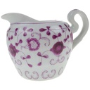 [458168954] Milchkännchen klein handgemalt 0,2 L China Purpur Blumen gebraucht - gut Bild 2
