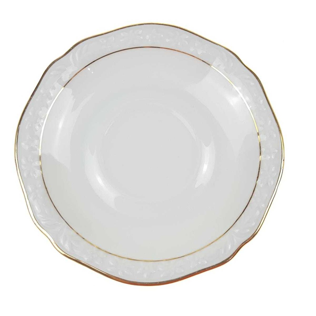 [458168990] Untertasse für Kaffee klein Goldrand 14 cm Winterling Blumendekor Weiß gebraucht - gut Bild 4