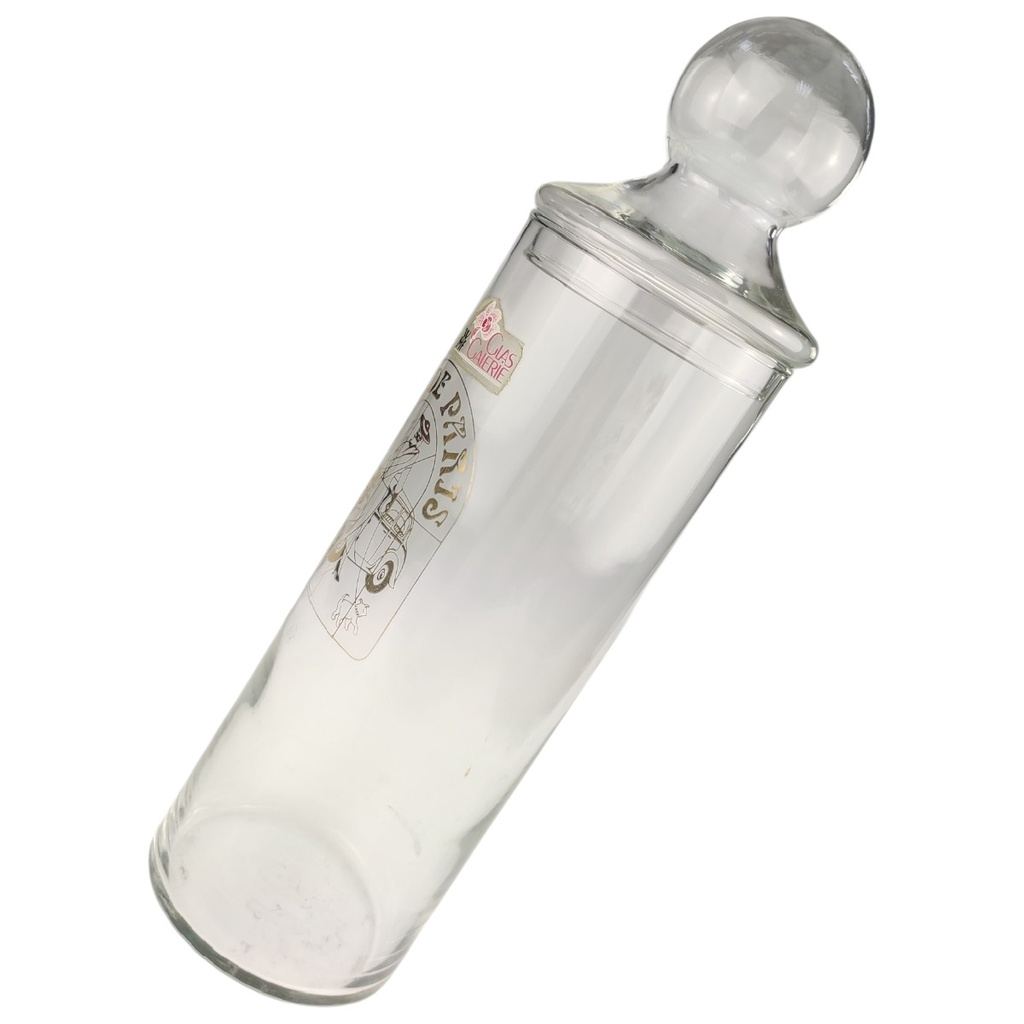 [458168991] Vorratsdose Golddekor 31 cm WMF Glas Galerie gebraucht - gut Bild 2