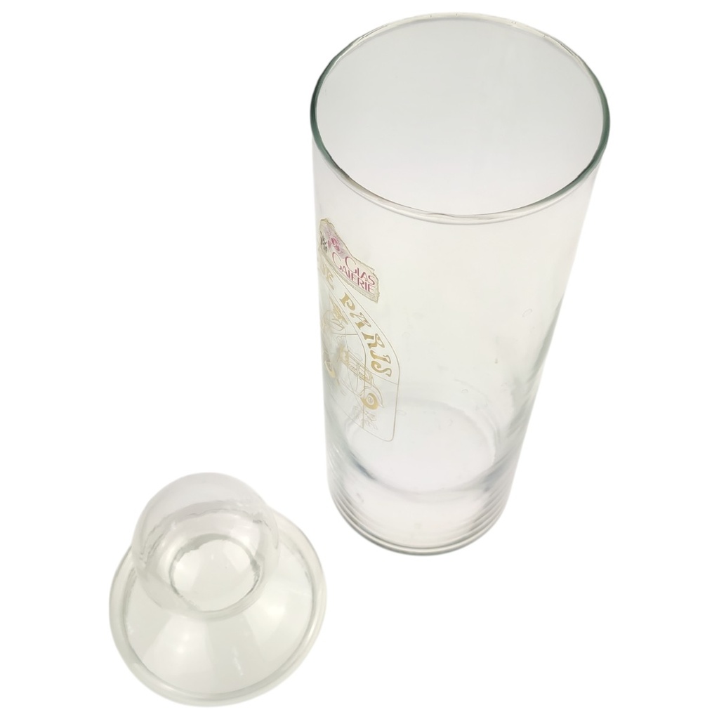 [458168991] Vorratsdose Golddekor 31 cm WMF Glas Galerie gebraucht - gut Bild 3
