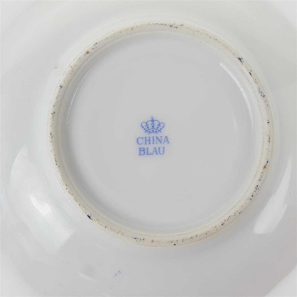 [458168995] Untertasse für Kaffee 14,3 cm China Blau gebraucht - gut Bild 3
