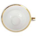 [458168998] Teetasse groß Goldrand 0,2 L Winterling Blumendekor Weiß gebraucht - gut Bild 2