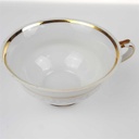 [458168998] Teetasse groß Goldrand 0,2 L Winterling Blumendekor Weiß gebraucht - gut Bild 4