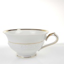 [458168998] Teetasse groß Goldrand 0,2 L Winterling Blumendekor Weiß gebraucht - gut Bild 5